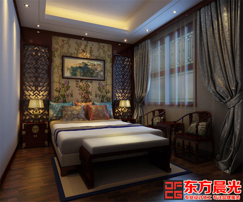 現(xiàn)代中式風格四合院別墅設計