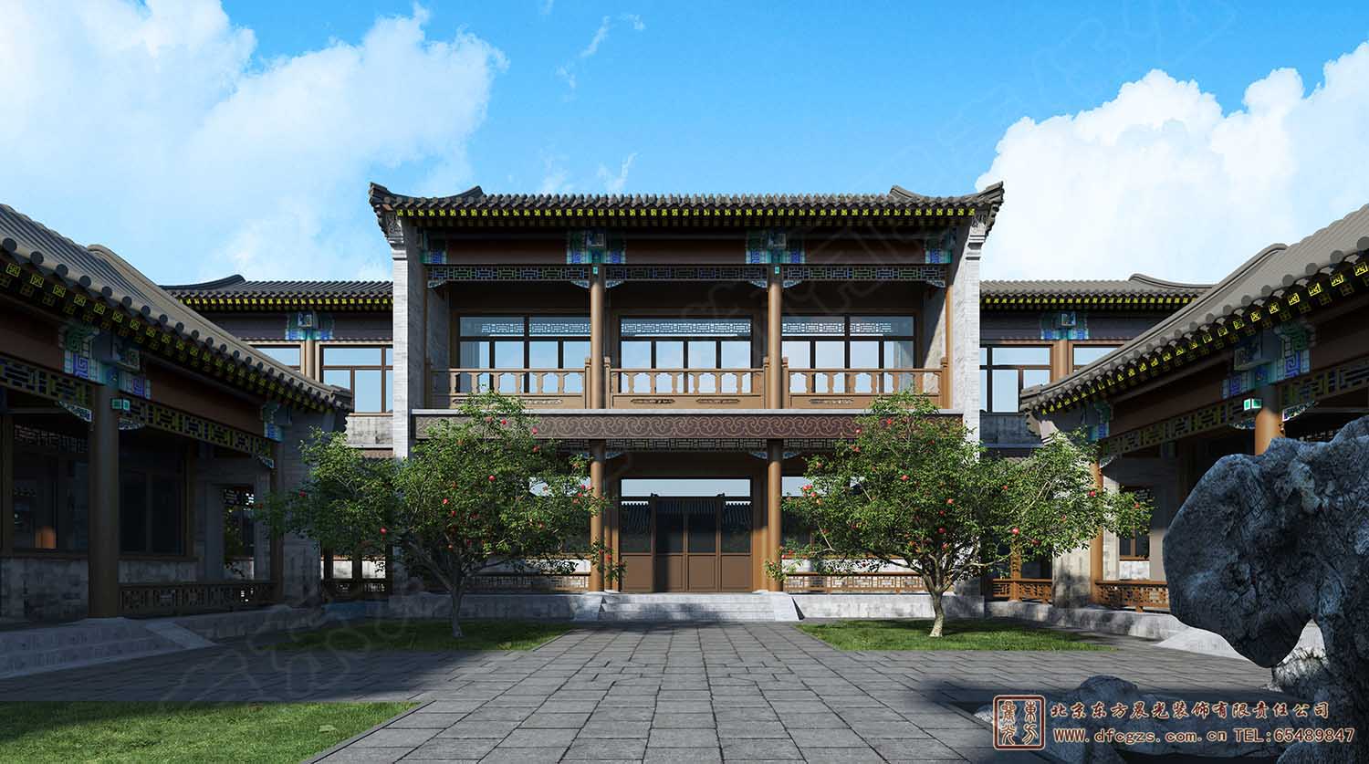 兩進中式宅院施工圖