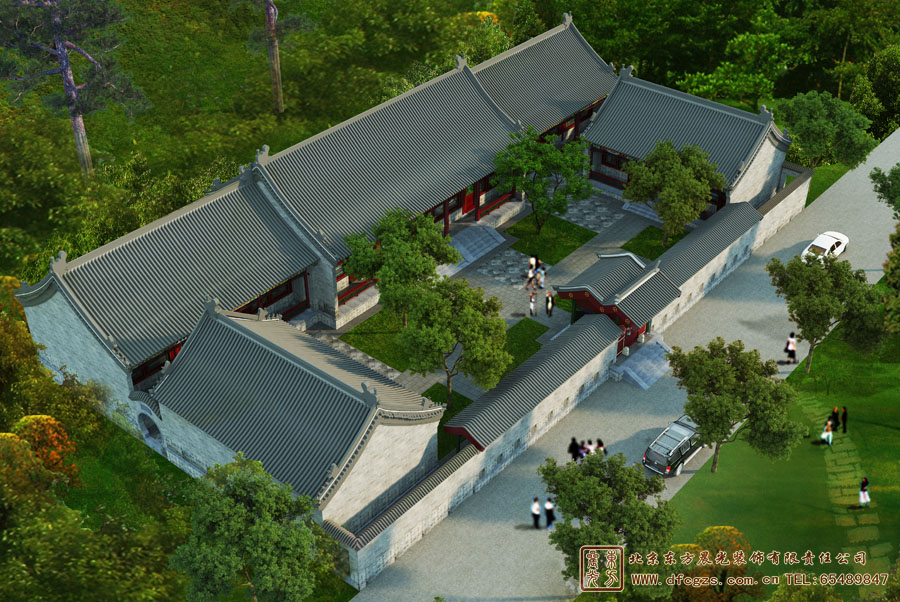 農村中式宅院施工圖