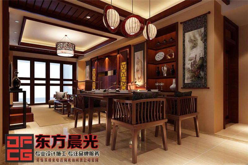 現(xiàn)代別墅設計中式設計風格