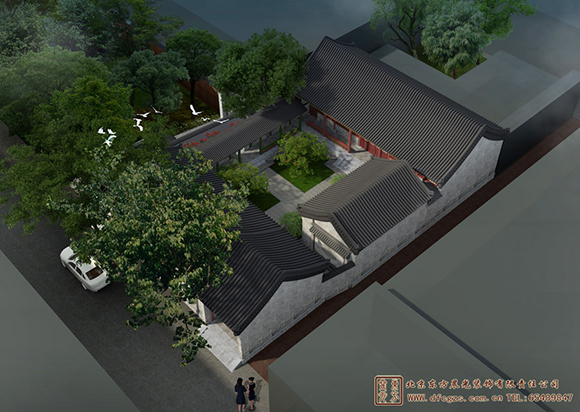農村自建房設計四合院