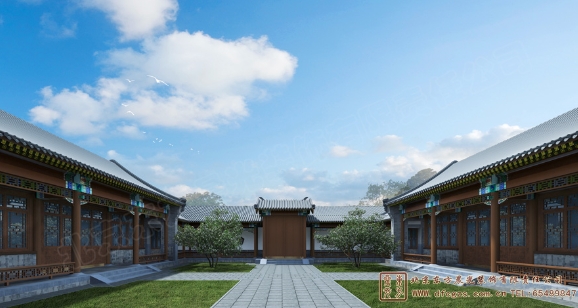 現(xiàn)代四合院別墅設(shè)計方案
