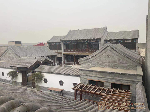 現(xiàn)代別墅四合院設(shè)計
