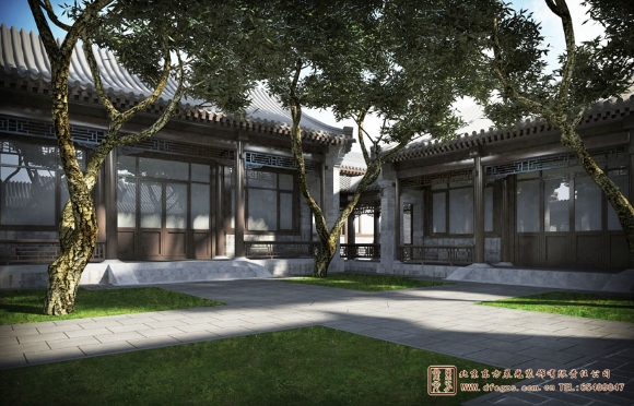 兩進(jìn)中式宅院設(shè)計(jì)