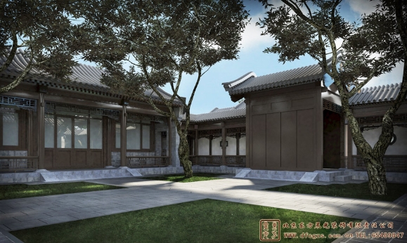 兩進(jìn)中式宅院設(shè)計(jì)