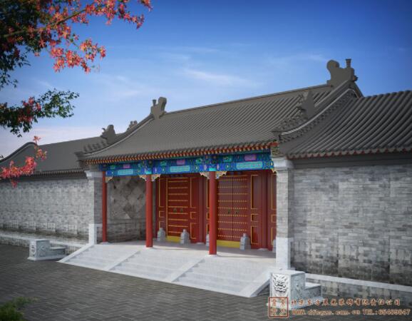三進(jìn)中式宅院設(shè)計