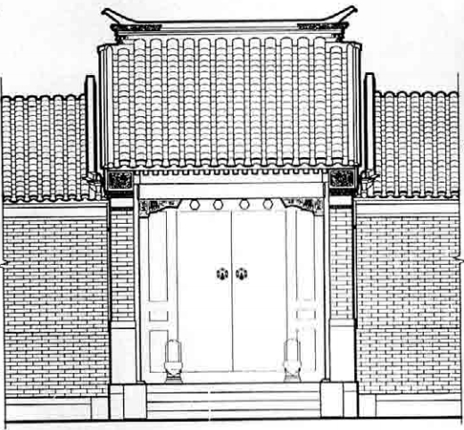 四合院大門(mén)