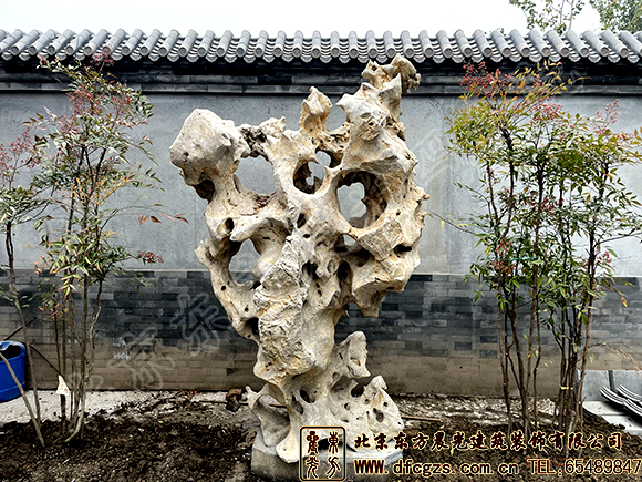 四合院假山