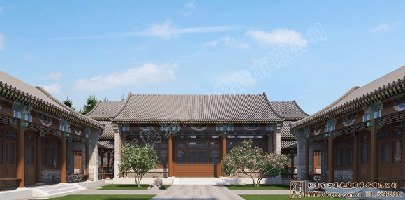 中式四合院庭院景觀設(shè)計(jì)
