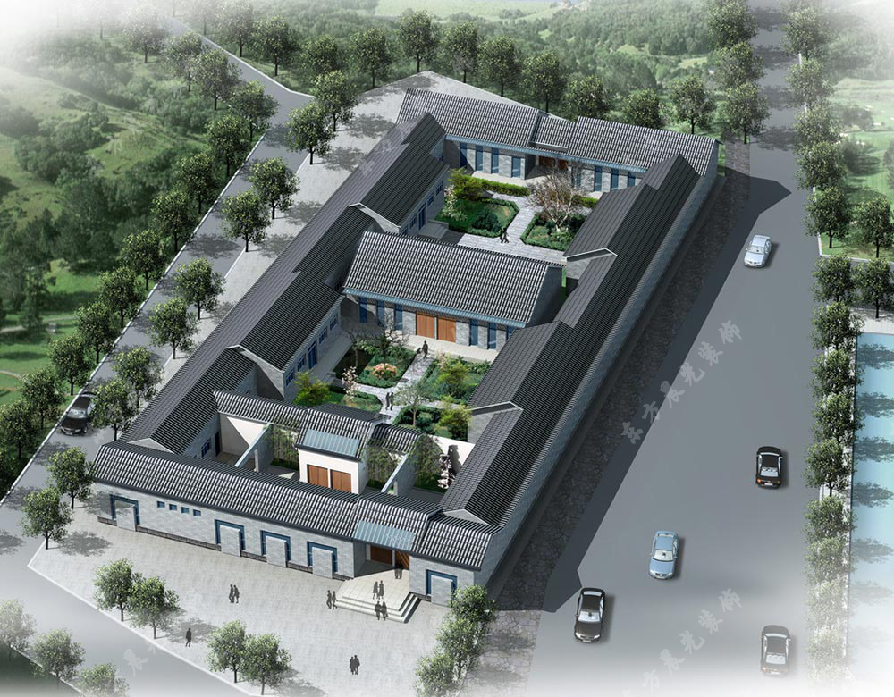 三進四合院施工圖