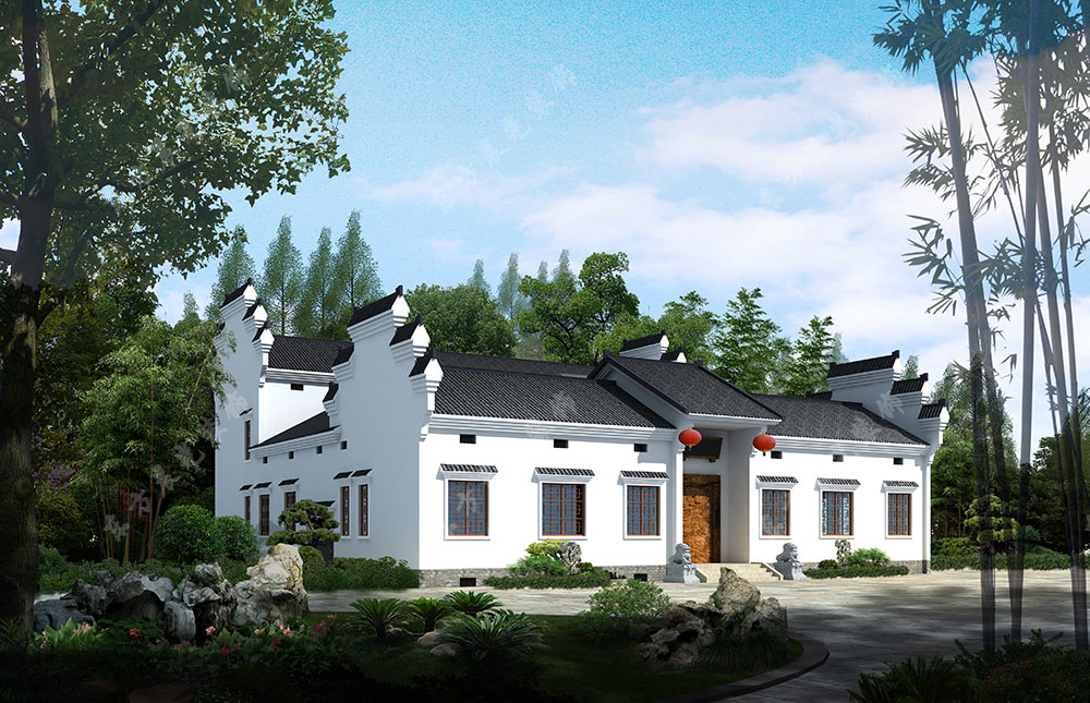 農村四合院施工圖